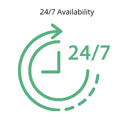 24/7 Availability